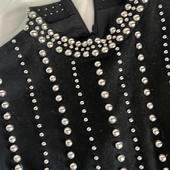 Balmain-Style Studded Dress - Picture 2 of 7